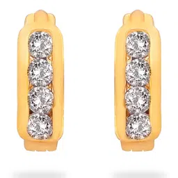 Luv Fashion Gold-Plated Hoop Earrings-image-93