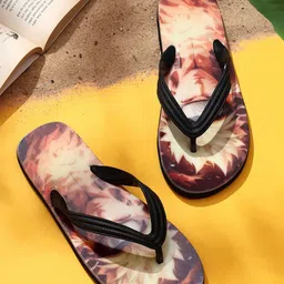 KAPYANSH Men Printed Rubber Thong Flip-Flops-image-34