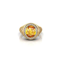 RRVGEM 9.00 Ratti Citrine Ring image 2