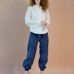 Virgio Women Solid Pure Cotton Regular Joggers Trouser-image-29