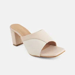 Mast & Harbour Women Textured Block Sandals-picture-45