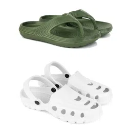 PENNEN Men Pack Of 2 Clogs Flip Flops-picture-23