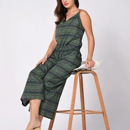 Iti Women Printed Shoulder Straps Basic Jumpsuit-picture-36