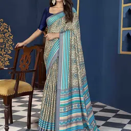 Ethnielle Paisley Printed Saree-picture-52