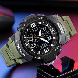 The Roadster Lifestyle Co Men Analogue & Digital Watch RDSTR-1912-GREEN-Black-48