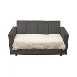 Fashion Throw Beige Velvet 1 Piece Sofa Cover-image-83