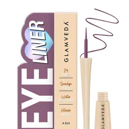 GLAMVEDA Waterproof Liquid Eyeliner - 4.5 ml - Purple-15