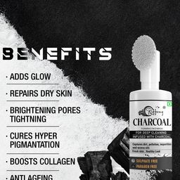 riffway Set Of 2 Charcoal Foaming Face Wash For Deep Cleansing - 150 ml Each image 2
