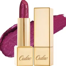 Oulac Metallic Shine Long Lasting Lipstick With Vitamin E - 4.3 g- Sugar Plum 04-15