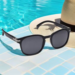 HASHTAG EYEWEAR Unisex Square Sunglasses with Polarised Lens TT Polarized-30013-G.BLK-1804-picture-53