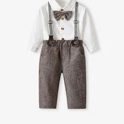 JC SPARKLE Boys Long Sleeves Shirt With Trouser & Suspenders-picture-27