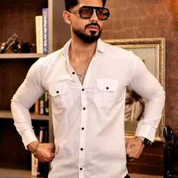 VORTEX Spread Collar Cotton Original Casual Shirt-picture-10