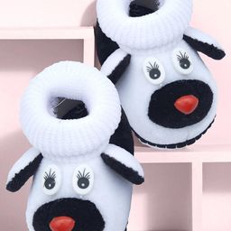 LMN CHILD CARE Unisex Kids Animal Faced Cotton Booties-image-9