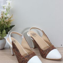Sole Saga Women Textured Slim Heeled Pumps-47