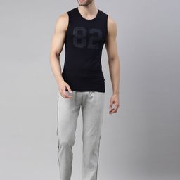 DIXCY SCOTT MAXIMUS 2Pc Printed Round Neck Gym Vests N_MAXGV08 TURBO-VST-P2, NVCHME image 2