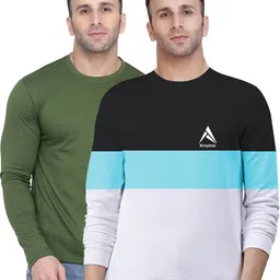 Kroptee Men Multi Cotton Tshirts-picture-45