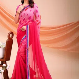 KALINI Poly Georgette Digittal Print Saree-image-54