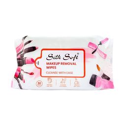Silk Soft Makeup Removal Wipes Clean With Ease- 30 Wipes-40