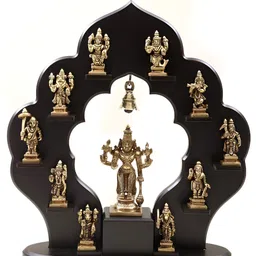 Exotic India Gold-Toned Religious Idol Showpiece-picture-21