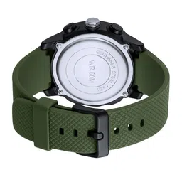 V2A Men Dial & Straps Analogue and Digital Watch V2A-1361-Green image 3