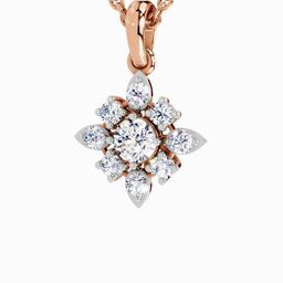 Sparkles Lab Grown Diamond 1.12 Carat Round Flower Pendant for Women-image-59