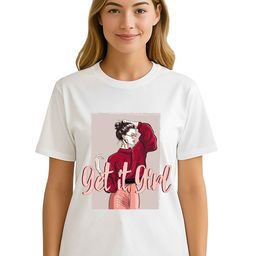 Raregems Printed Round Neck Pure Cotton T-shirt-image-53