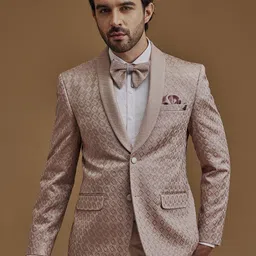 Neumen  Self-Design Single-Breasted Two Piece Suits-image-47