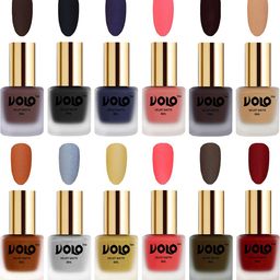 VOLO Set Of 12 Velvet Matte Nail Polish - 8 ml Each-image-32