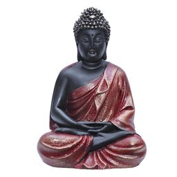 Ashnam Black Buddha Figurine Showpiece-image-28