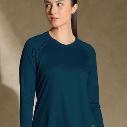 Silvertraq Women Anti Odour Solid Round Neck T-shirt-27