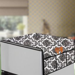 The Furnishing Tree Off White Plastic Refrigerator Cover-image-2