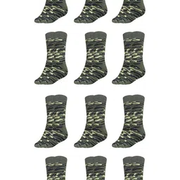 MUKHAKSH Unisex Green Socks-27