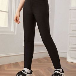 INCLUD Girls Mid-Rise Ankle-Length Leggings-image-91