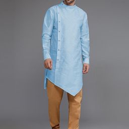 Utsav Fashion Men Pleated Kurta with Churidar-23