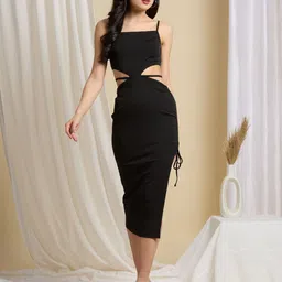 VALEN CLUB Women Bodycon Above Knee Dress-picture-26