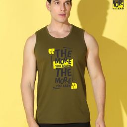 WOOSTRO Men Pack Of 2 TypographyPrinted Raw Edge Slim Fit T-shirt-image-90