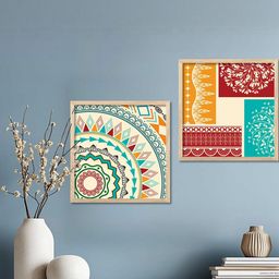 WALLLANE Set of 2 Abstract Wood Wall Art-image-54
