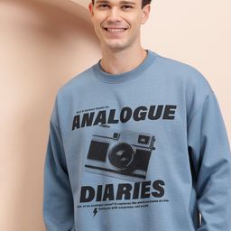 Mast & Harbour Typography Printed Sweatshirt-picture-12