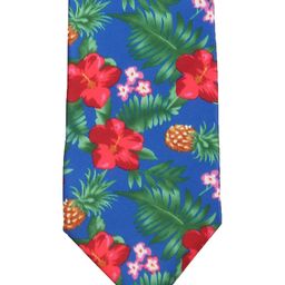 PELUCHE Blue & Multicoloured Printed Broad Tie-picture-6