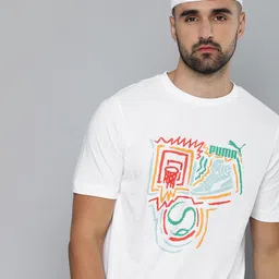 Puma Men Graphic Year of Sports Pure Cotton T-shirt-image-36