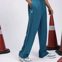 HRX by Hrithik Roshan Men Contrast Piping Mid-Rise Lifestyle Track Pants-image-20