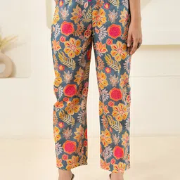 GULABOSITABO Women Floral Printed Original Trousers-image-74