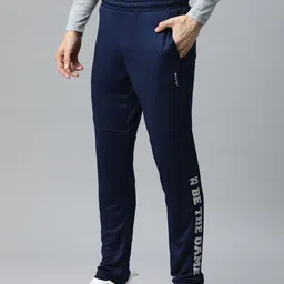 Alcis Men Typography Slim Fit Sports Track Pants-image-97