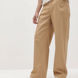 The Roadster Life Co. Men Wide Leg Fit Pure Cotton Chinos-image-79