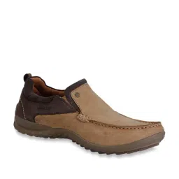 Woodland Men's Camel Casual Slip-Ons-image-33