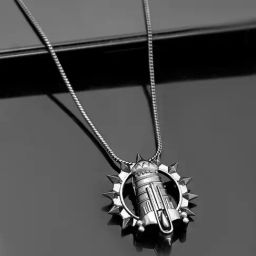 Voylla Black Eclipse Modern Knight Pendant-picture-7