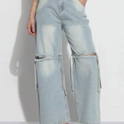 SHOWOFFFF Blue Solid Jeans-image-71