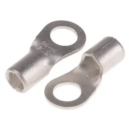 RS PRO Uninsulated Ring Terminal 6.5 mm Stud Size 10 mm² to 10 mm² Wire Size, 8092274-picture-2