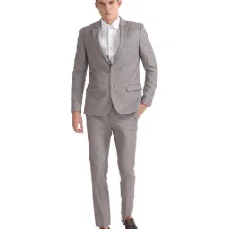 Arrow Grey Textured Two Piece Suit-picture-43