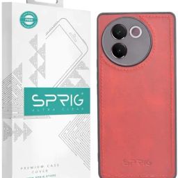 Sprig Back Cover for Vivo V30E 5G (Red)-image-84